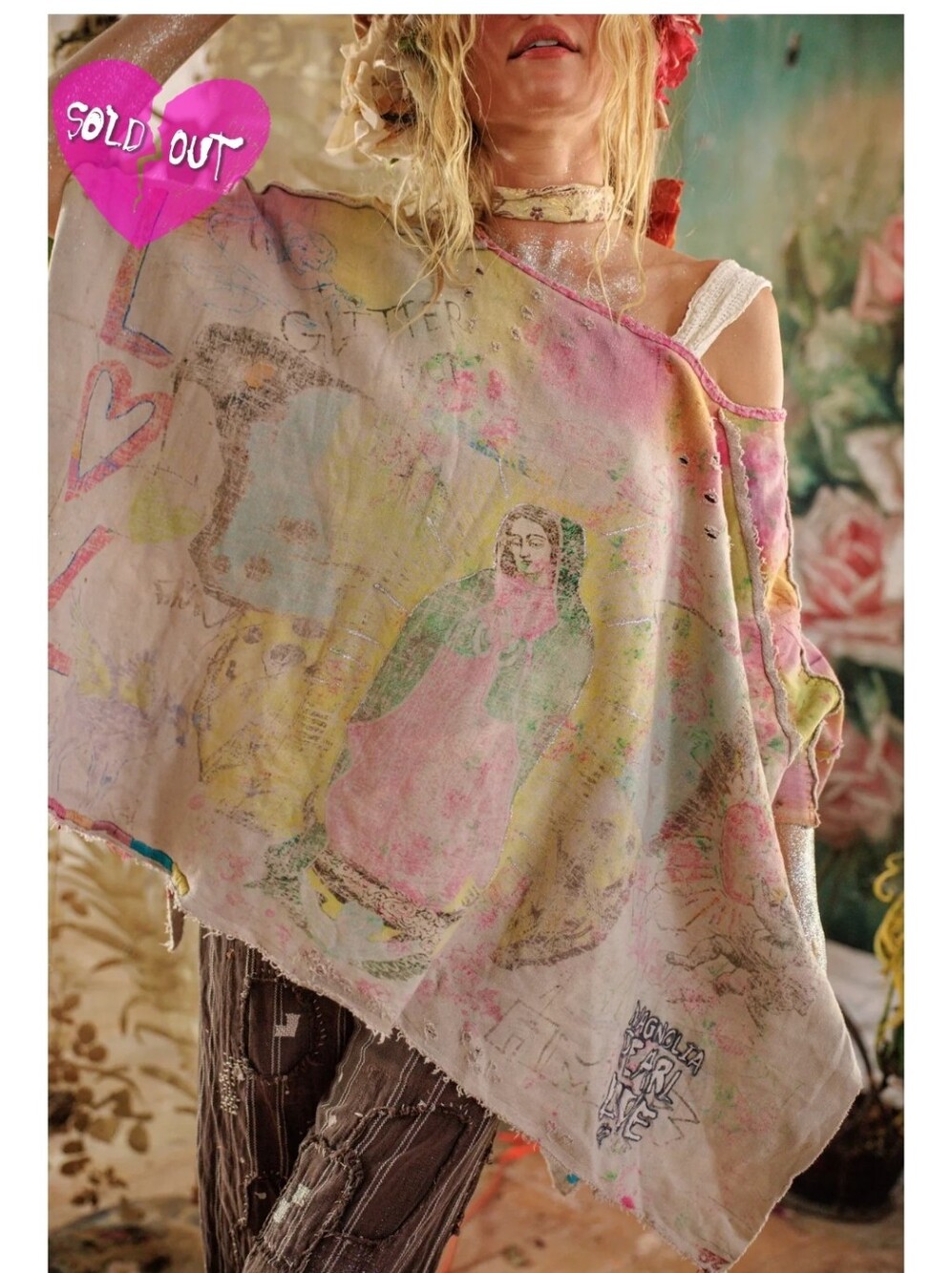 Magnolia Pearl Damas Mary Poncho Sold Out Extremely Limited-- NWT